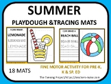 SUMMER PLAYDOUGH &TRACING MATS for pre-K, K, and Sp.Ed./fi