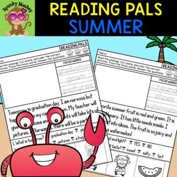 Preview of SUMMER - Reading Comprehension Passages & Questions