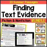 Finding Text Evidence Reading Comprehension Test Prep Pass
