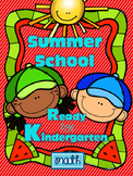 SUMMER SCHOOL MATH -GET READY FOR KINDERGARTEN - {NO PREP}