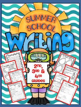 Preview of SUMMER SCHOOL & DISTANCE LEARNING - WRITING  {2ND, 3RD, & 4TH GRADE} - NO PREP