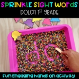 SUMMER SPRINKLE Sight word Work Dolch 1st grade - Centers,