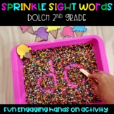 SUMMER SPRINKLE Sight word Work Dolch 2nd grade - Centers,