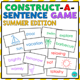 SUMMER Sentence Building Cards | Construct A Sentence Game