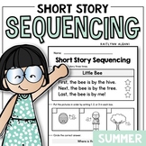 SUMMER Sequencing Short Stories - Reading Pages for Beginn