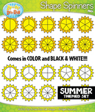 SUMMER Sun Spinners Clipart {Zip-A-Dee-Doo-Dah Designs}