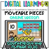 SUMMER Theme Counting Sets to 20 - Distance Learning Googl