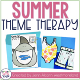 Summer Speech Therapy Activities
