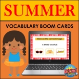 SUMMER VOCABULARY BOOM CARDS