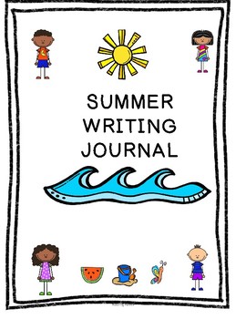 Preview of SUMMER WRITING FOR KINDERGARTEN AND FIRST GRADE