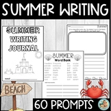 SUMMER Writing Prompts for First Grade | Second Grade | Na