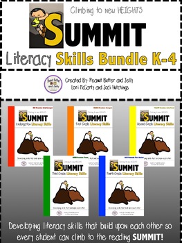 Preview of SUMMIT Literacy Skills: K-4 BUNDLE - Essential Skills That Build Upon Each Other