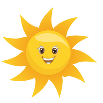 Preview of SUN EMOTICON CLIPART {Best Teacher Tools}
