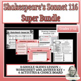 SUPER Bundle - Sonnet 116 by William Shakespeare