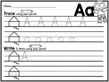 super cute handwriting practice pages orton gillingham