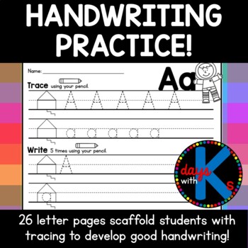 Preview of {SUPER CUTE} handwriting practice pages Orton-Gillingham style - Zaner-Bloser!!
