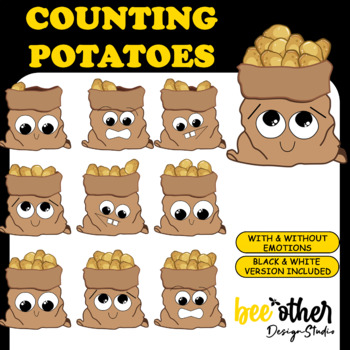Preview of SUPER FUN COUNTING POTATOES_FREE CLIPART