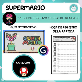 Preview of SUPER MARIO BROS QUIZ: CAN & CAN'T