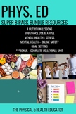 SUPER P.E. 8 PACK BUNDLE- NUTRITION/MENTAL HEALTH/SUBSTANC