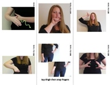 Nouns & Verbs Sign Language (ASL) Vocab for Beginners SUPER PACK
