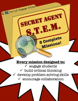 Preview of SUPER Secret Agent STEM STEAM: 8 Complete Missions!