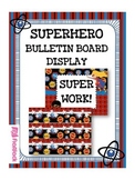 SUPERHERO Bulletin Board Set Display