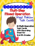 SUPERHERO Multi-Step, Multi-Operational Word Problem Task 