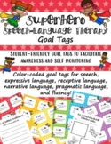 SUPERHERO Speech-Language Therapy Goal Tags for Students