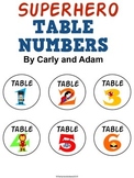 SUPERHERO Table Numbers