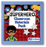 SUPERHERO Themed Classroom Decor Bundle