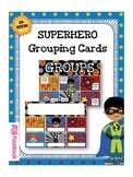 SUPERHERO Themed Grouping Cards