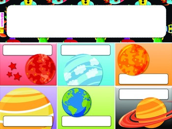 SPACE Themed Grouping Cards by FlapJack Educational Resources | TPT
