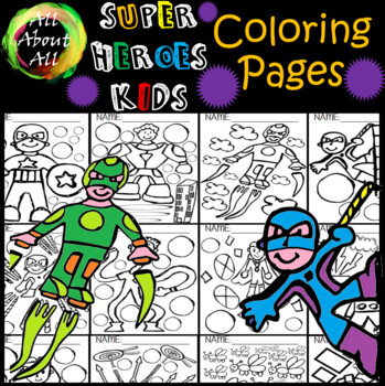 Download All About Superheroes Kids Costumes Coloring Pages Allaboutall Aaa Pdf