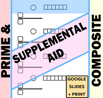 Preview of SUPPLEMENTAL AID: PRIME & COMPOSITE (FACTOR TREE - NEW FORMAT)