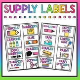 SUPPLY LABELS (EDITABLE)