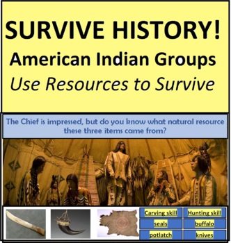 Preview of SURVIVE HISTORY! The Game: American Indians Using Resources