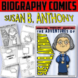SUSAN B. ANTHONY Biography Comics Research or Book Report 