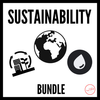 Preview of SUSTAINABILITY Bundle Worksheets