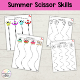 Summer Scissor Skills - Cutting Practice - Preschool | PreK