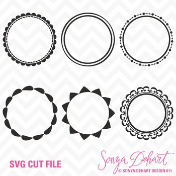 Download SVG Cuts and Clip Art Circle Frames Classroom Decor ...