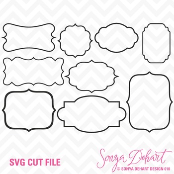 Download SVG Cuts and Clip Art Frames Classroom Decor Silhouette ...