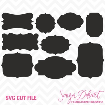 SVG Cuts and Clip Art Labels Classroom Decor Silhouette Cricut Cut Files