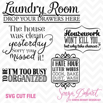 Download SVG Cuts and Laundry Sayings Clip Art Silhouette Cricut ...