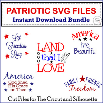 Download Svg Files Patriotic Bundle By Educating Everyone 4 Life Tpt
