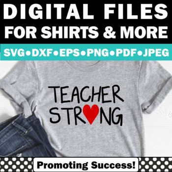 Download Svg Files For Cricut Teacher Strong Teacher Appreciation Week Gift Idea