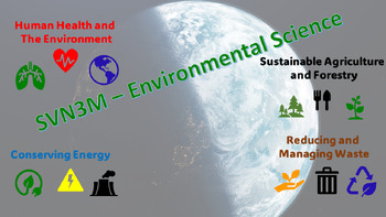 Preview of SVN3M - Human Health and The Environment Unit - Full Teacher Package!