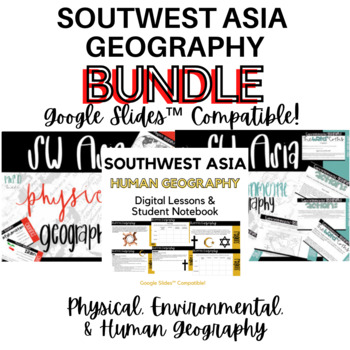 Preview of SW Asia Geography Bundle (20% Discount)