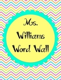 SW Custom Order Word Wall