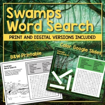printable swamp pictures