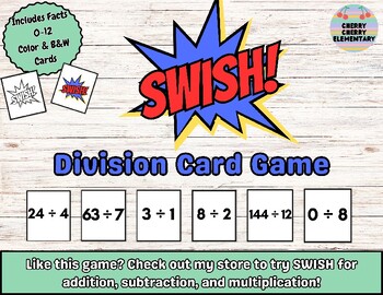 Preview of SWISH! - Division Card Game